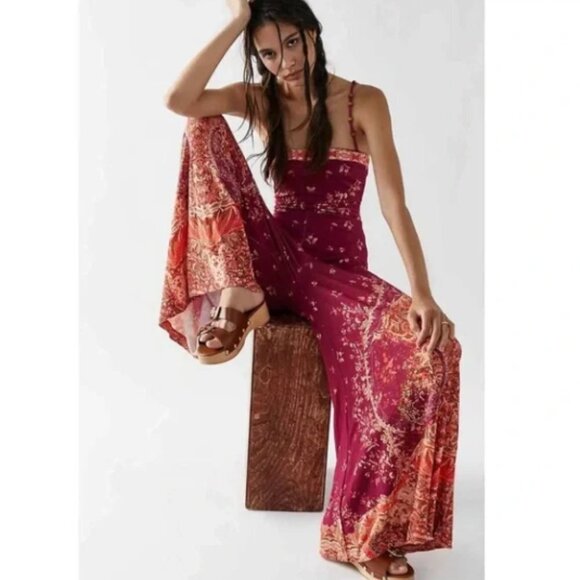Free People Astrid Jumpsuit Multicolor Size M - Picture 17 of 17
